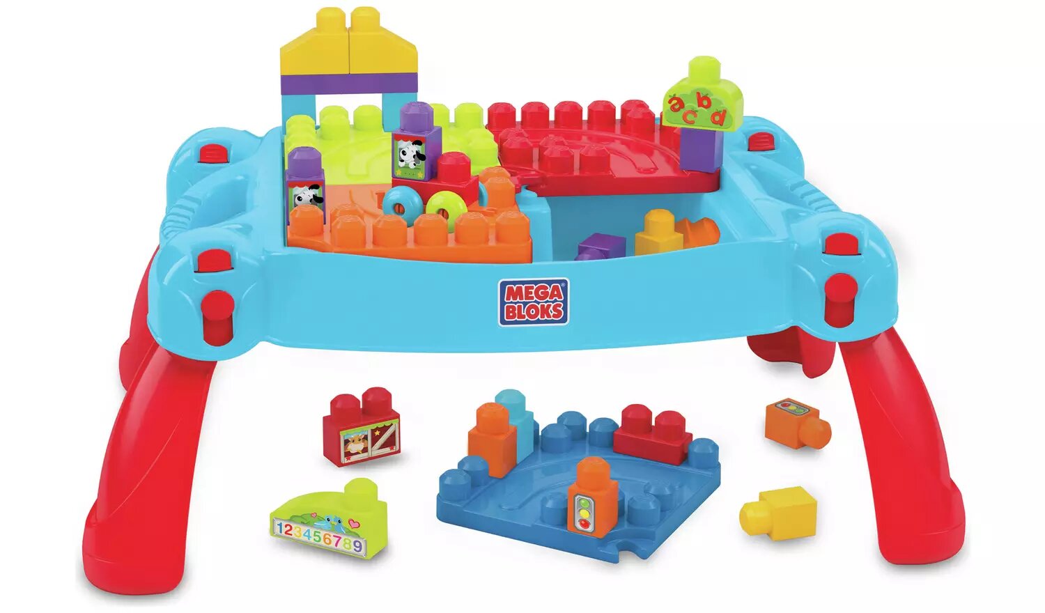Mega Bloks First Builders Build 'n' Learn Table.