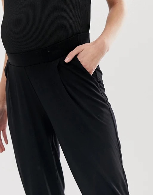 ASOS Design Maternity Under The Bump Tall Ultimate Jersey Peg Trouser