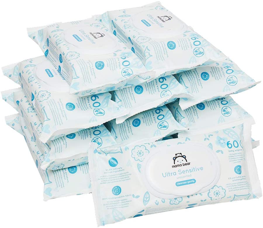 Mama Bear Ultra Sensitive Baby Wipes