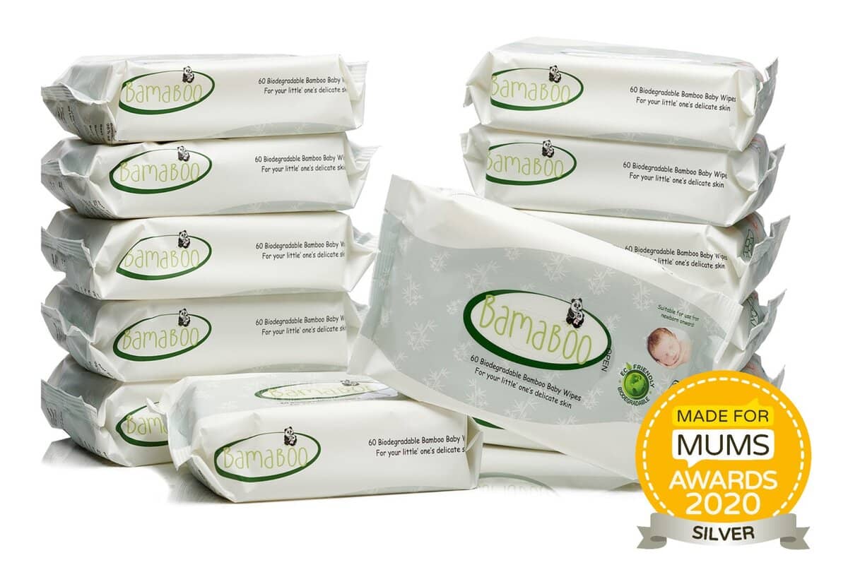 Mama Bamboo 100% Compostable Biodegradable Bamboo Baby Wipes