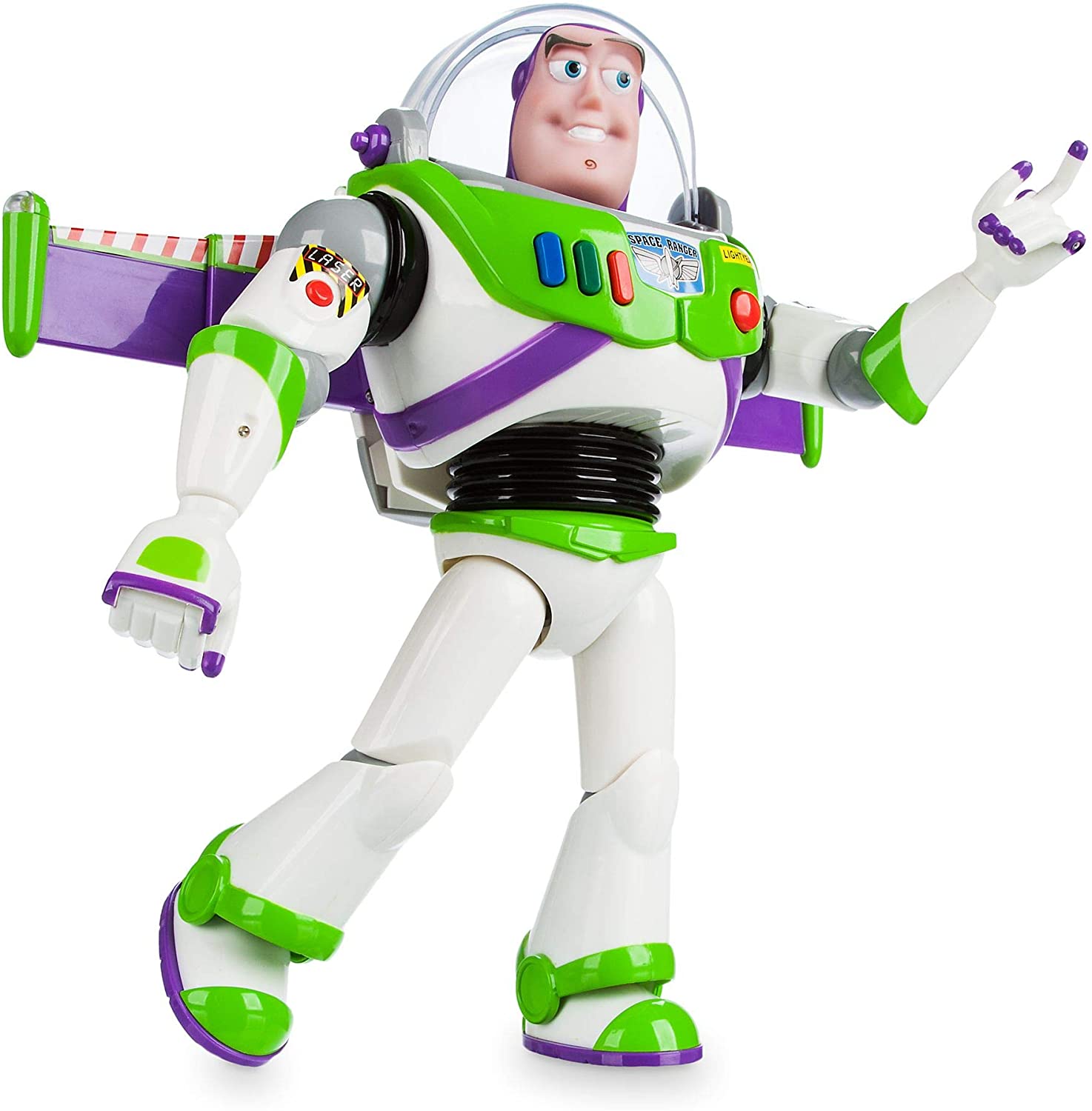 Disney Store Buzz Lightyear Interactive Talking Action Figure.