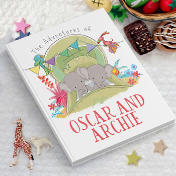 Letterfest Personalised Twins Story Book.