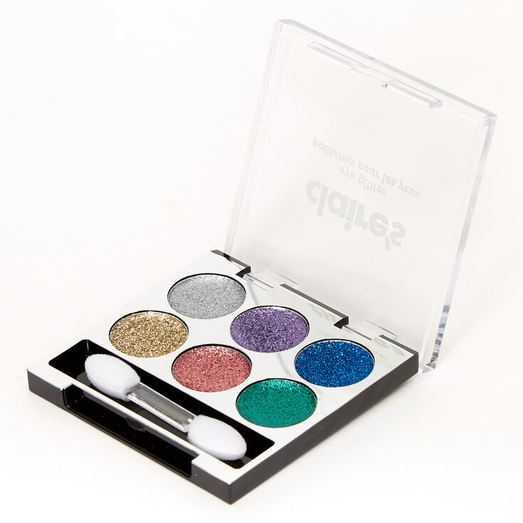 Claire's Bright Glitter Eyeshadow Palette