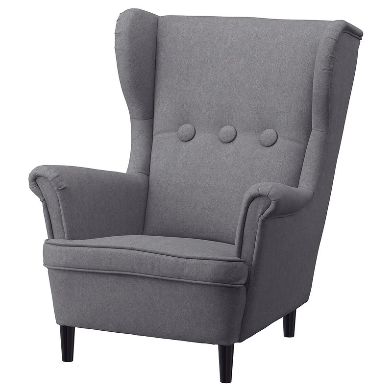 IKEA Strandmon Children's Armchair, Vissle Grey