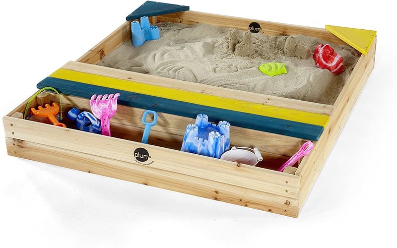 Plum Store-It Wooden Sand Pit