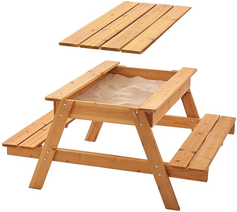 Garden Games Sandpit Picnic Table