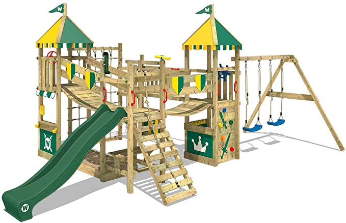 WICKEY Wooden Climbing Frame.