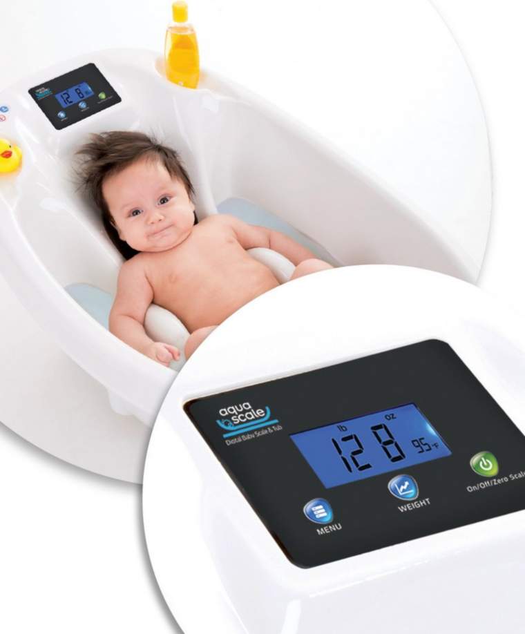 Aquascale 3-In-1 Baby Bath With Digital Scales And Thermometer