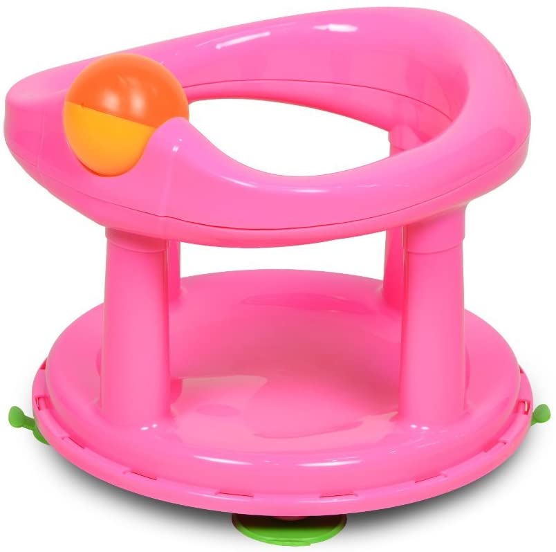 Safety 1st Pink Baby Bath Seat Swivel
