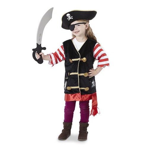 Melissa & Doug Pirate Role Play Costume Set.