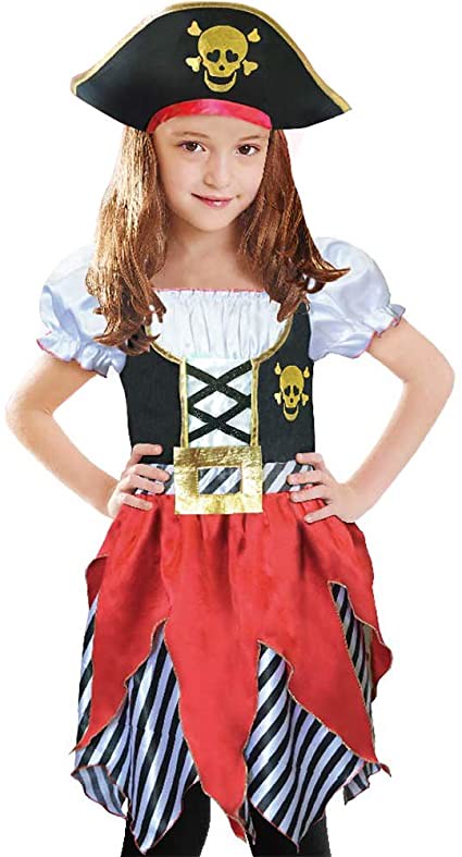 Sincere Party Girls' Pirate Costume.
