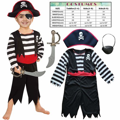Sincere Party Children's Pirate Costume.