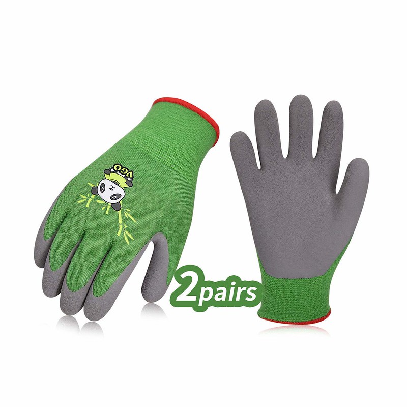 Vgo Bamboo Kids Gardening Gloves.