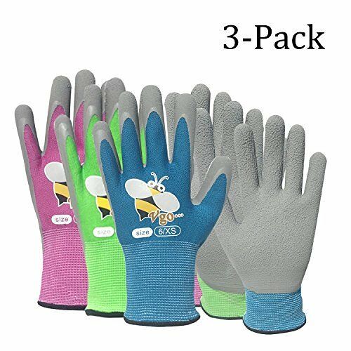 Vgo Multicoloured Garden Gloves.