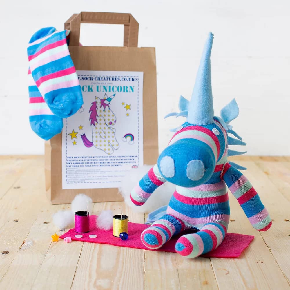 Sock Creatures Sock Unicorn Craft Kit