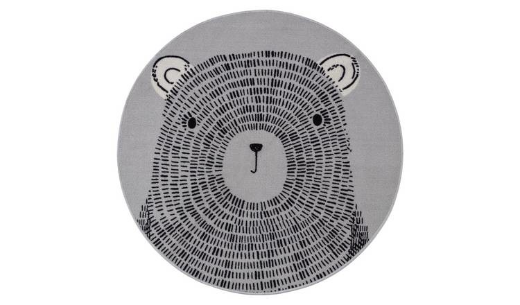 Argos Home Teddy Circle Rug.