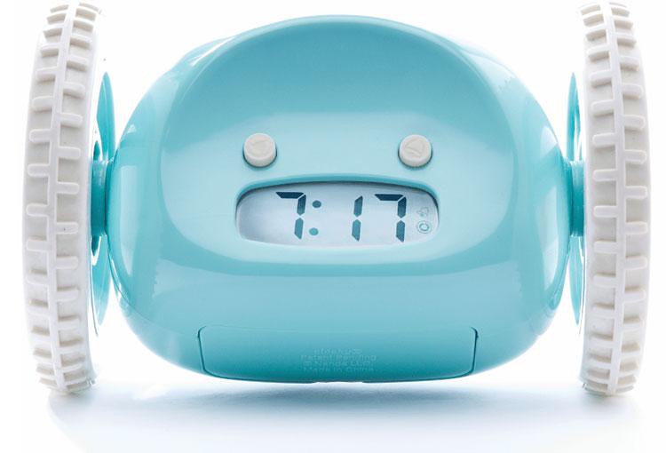 Clocky Alarm Clock on Wheels.