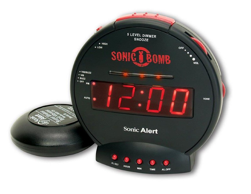 Geemarc Sonic Bomb Junior Alarm Clock With Bed Shaker.