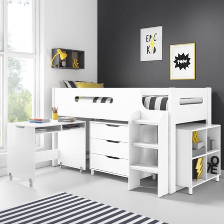 Dynamo White Cabin Bed.