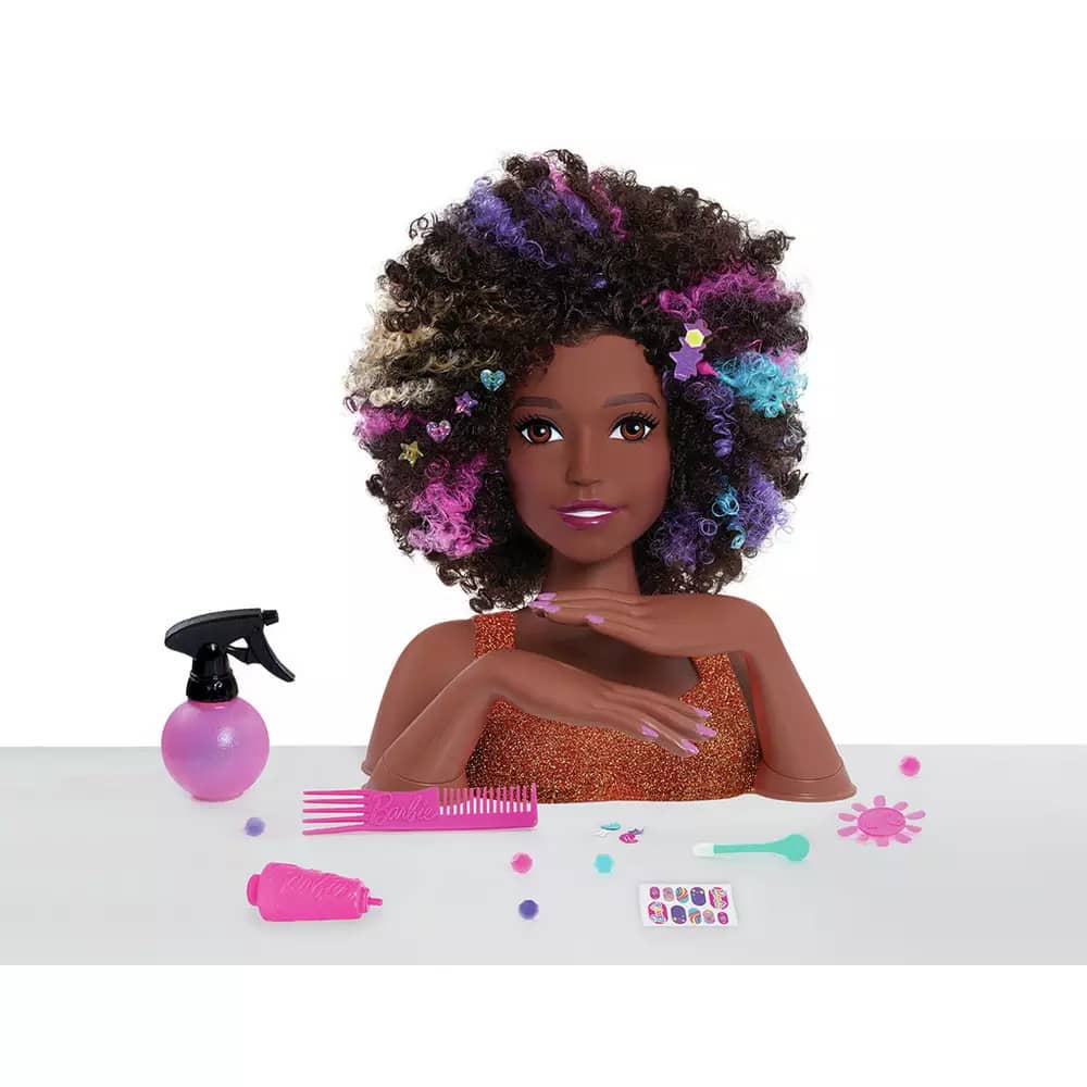 Barbie Rainbow Sparkle Deluxe Styling Head