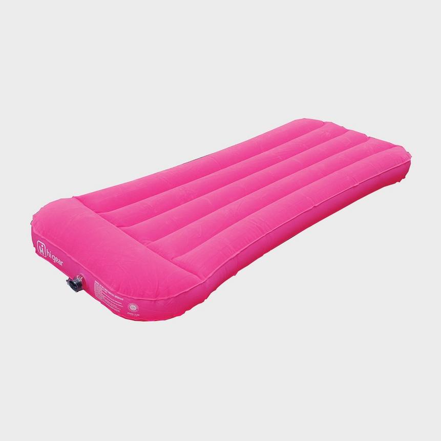 Hi-Gear Children's Pink Flock Airbed.