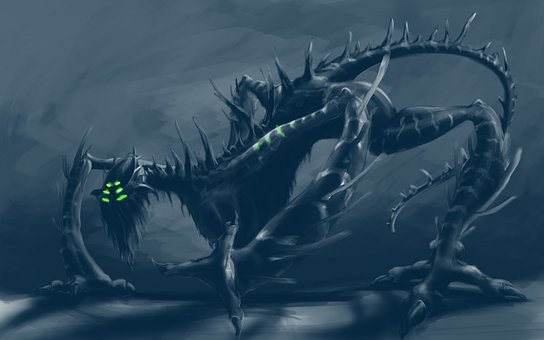 monster with six eyes