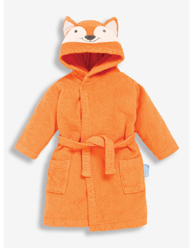 JoJo Maman Bebe Fox Towelling Dressing Gown.