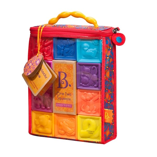 B. Toys One Two Squeeze Baby Blocks