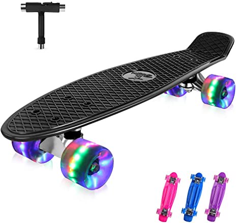 Beleev Mini Cruiser Retro Skateboard