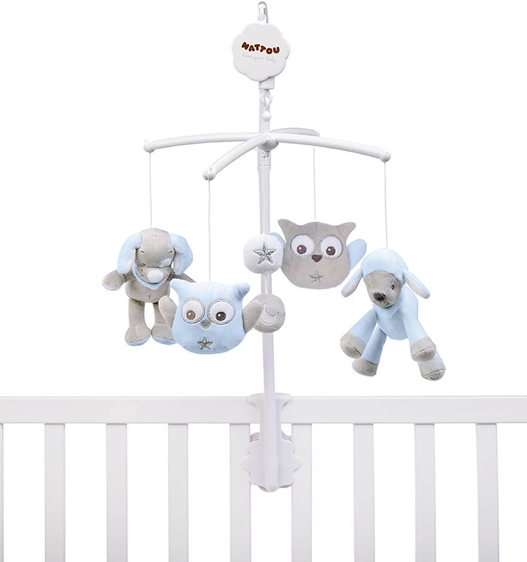 Nattou Sam And Toby Musical Baby Mobile