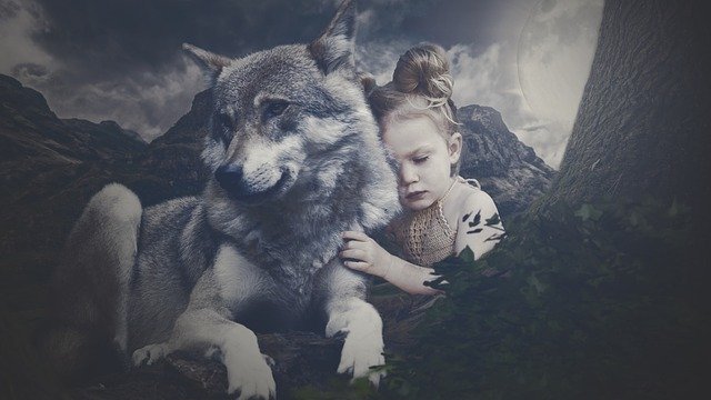 A wolf name can be something with a wolfish meaning or something relating to the night