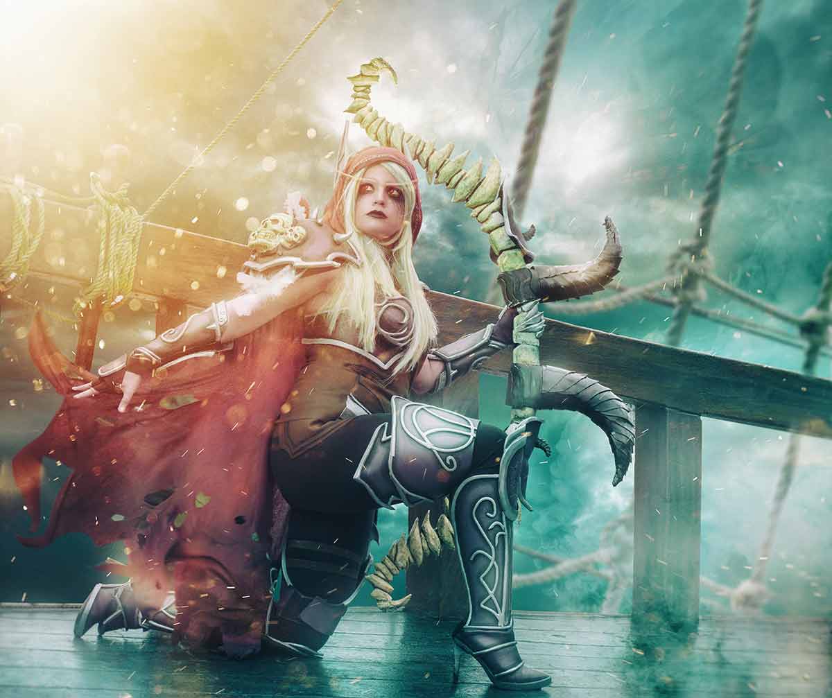 Female blood elves are fierce