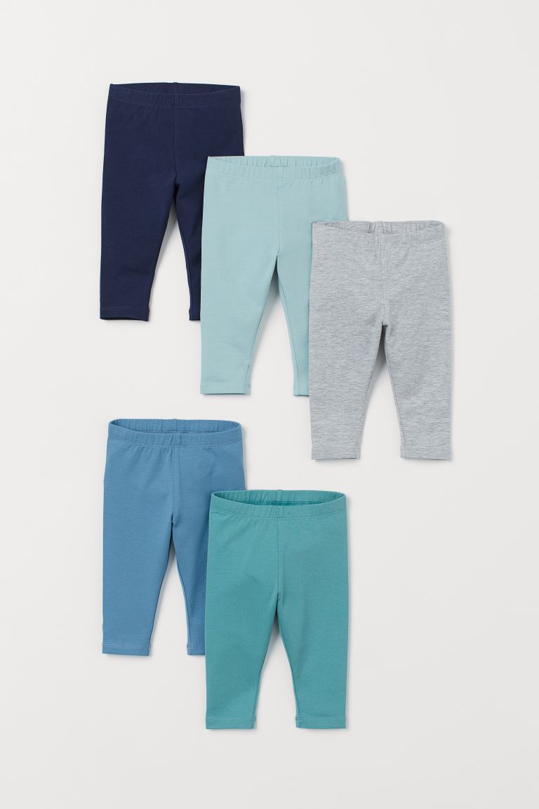 H&M 5-Pack Jersey Leggings.