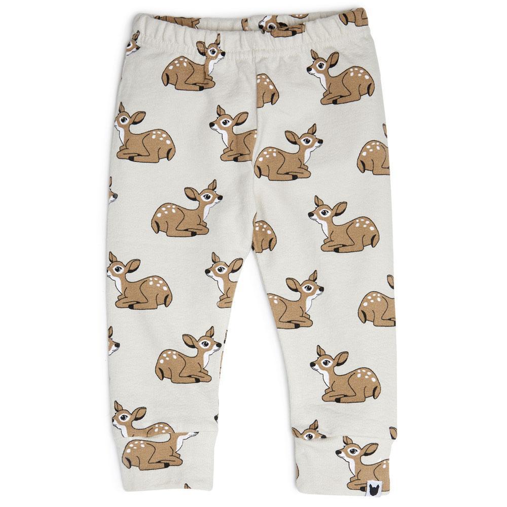 Tobias and the Bear Fawn Terry Leggings.