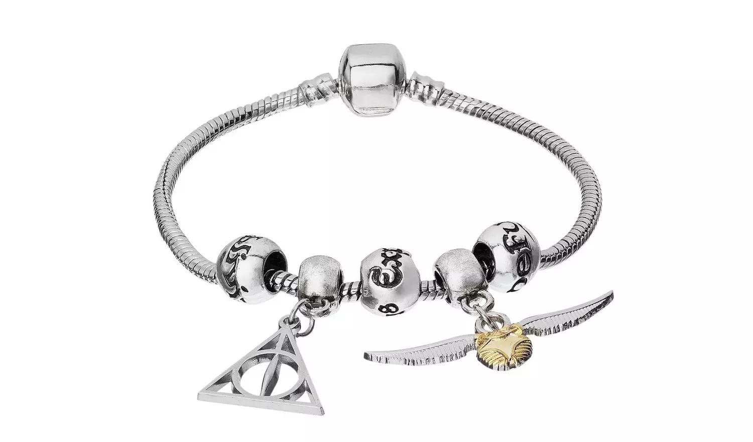 Harry Potter Silver Colour Charm Bracelet