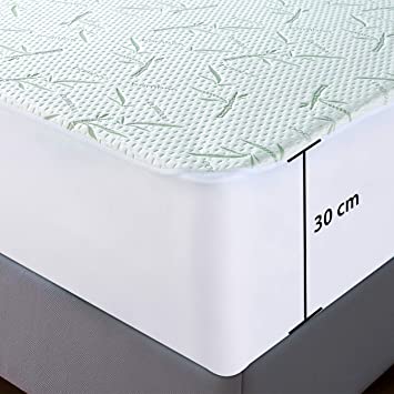 Utopia Bedding Waterproof Bamboo Mattress Protector.
