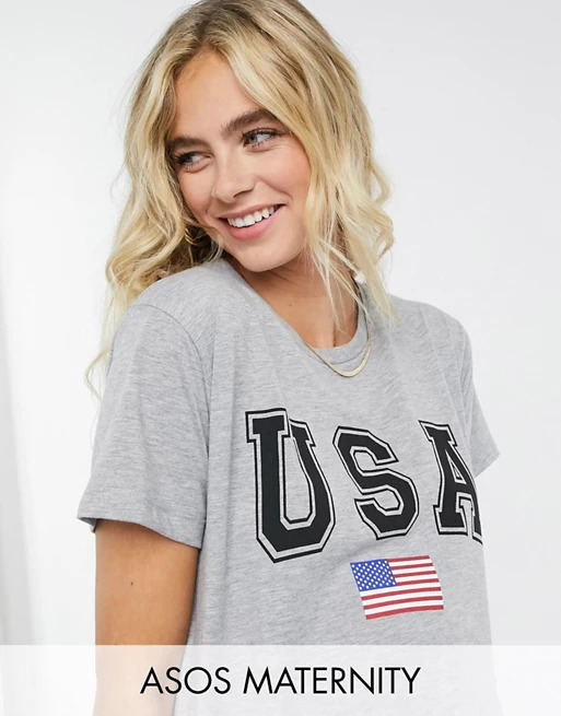 ASOS Design Maternity T-Shirt USA
