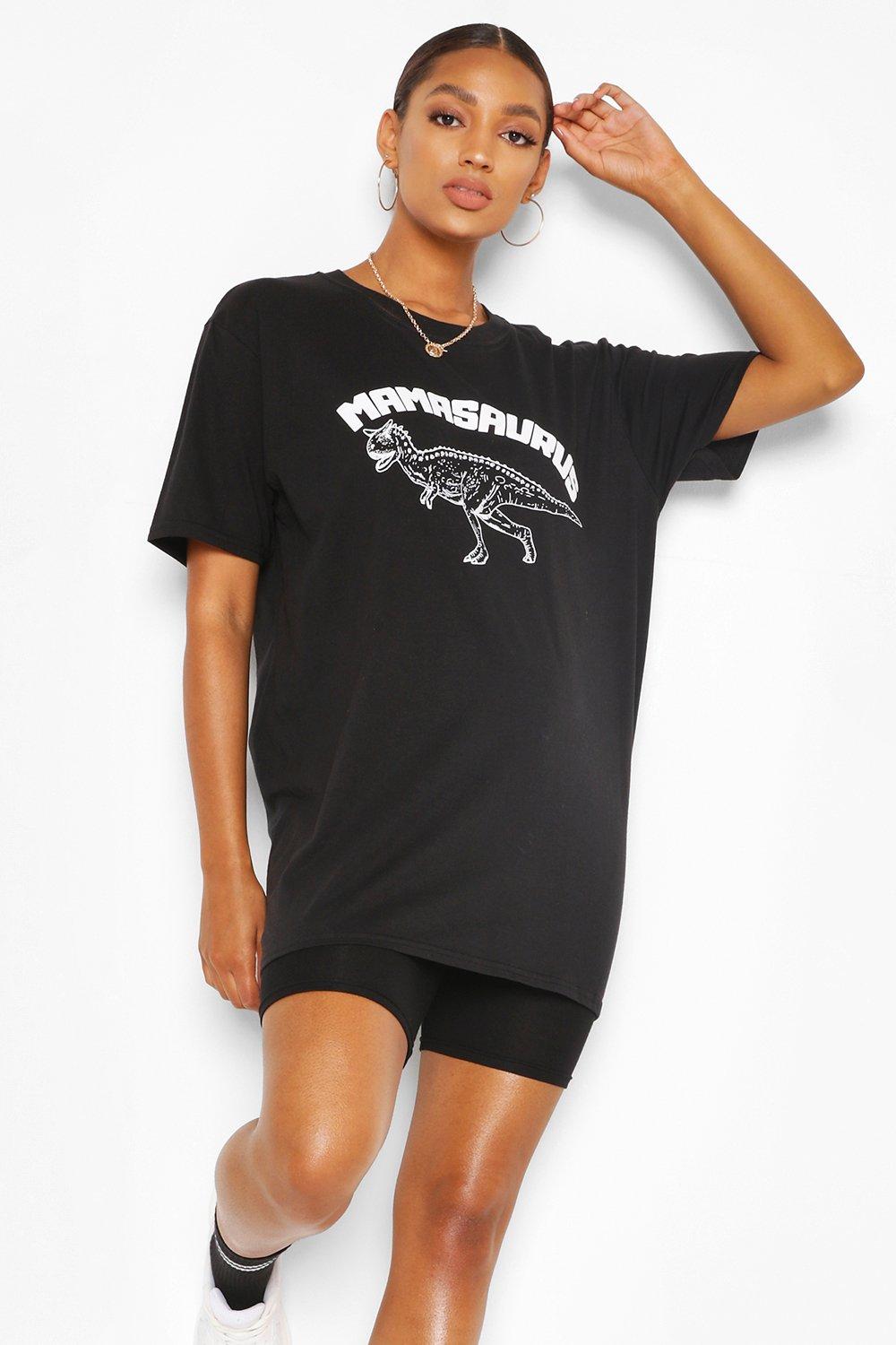 Boohoo Mamasaurus Slogan T-Shirt
