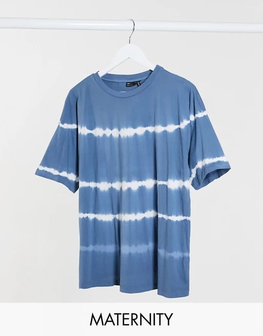 ASOS Design Maternity Oversized Tie Dye Tee