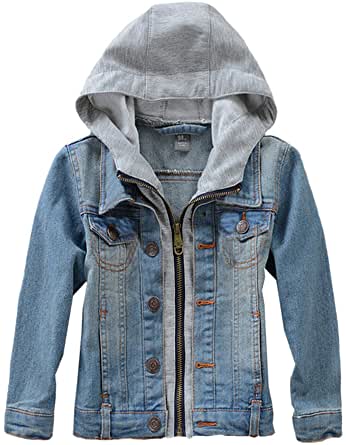 Mallimoda Hooded Denim Jacket.