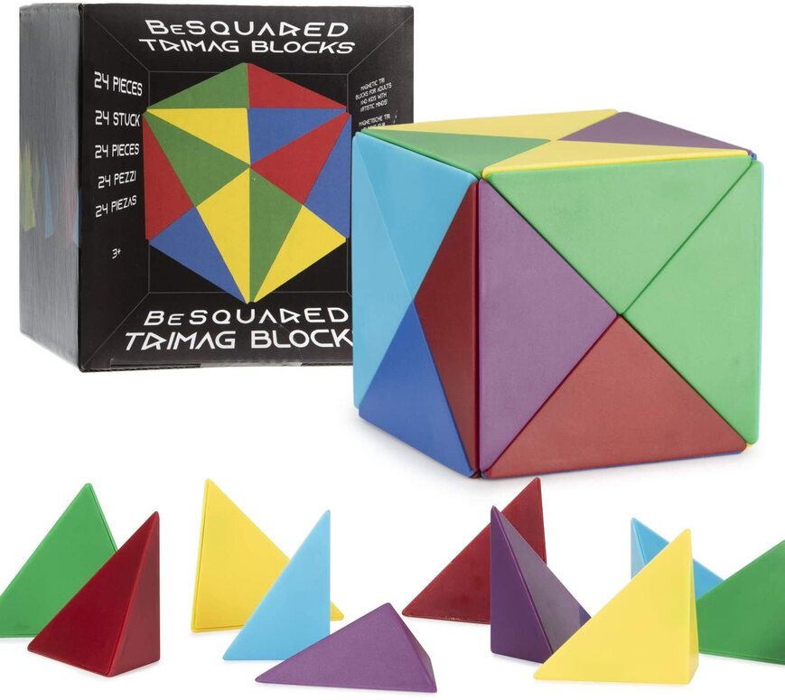 BeSquared Magnetic TriMag Building Blocks