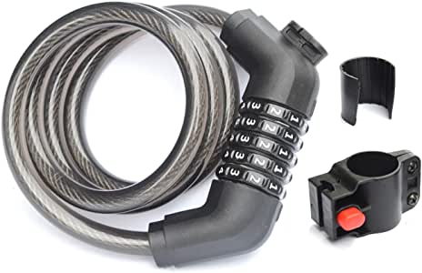 ZHEGE Lock Cable With Five Digit Combination.
