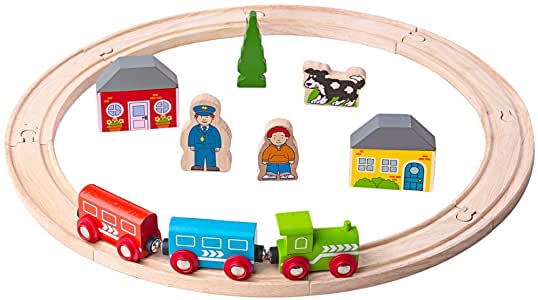Bigjigs Rail My First Wooden Train Set.