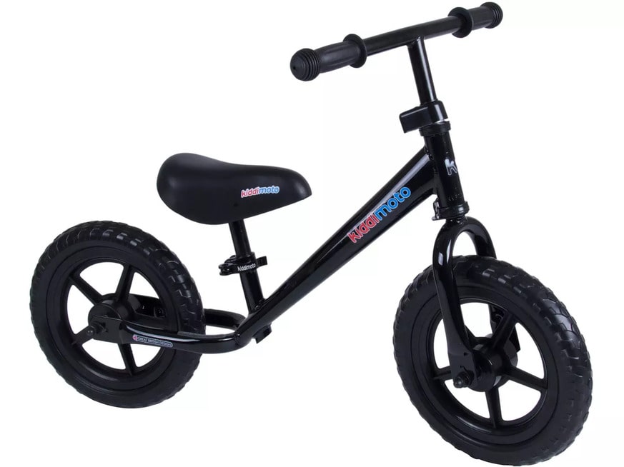 Kiddimoto Black Super Junior Balance Bike