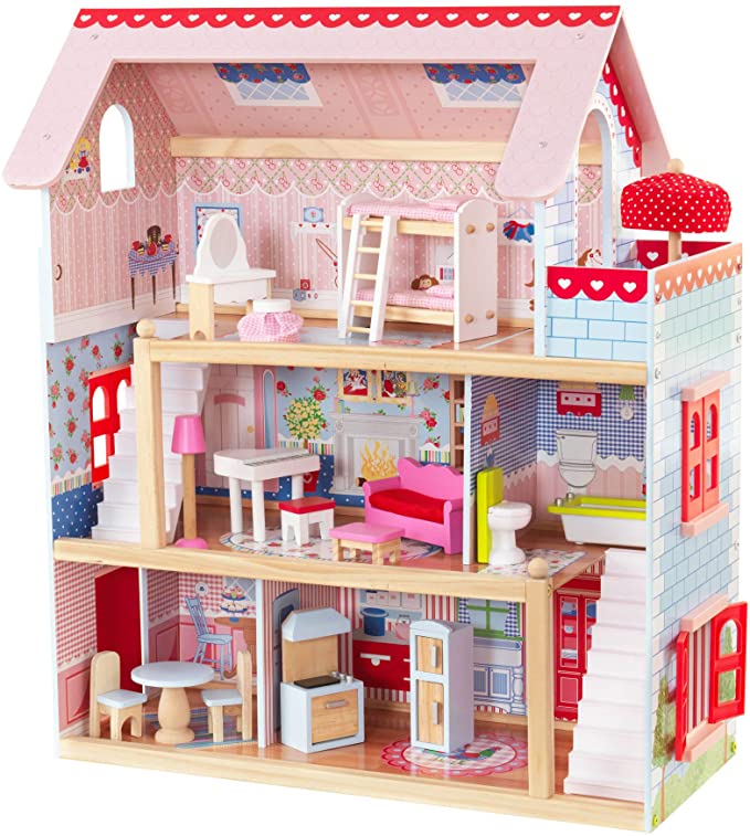 Chelsea Cottage Wooden Dolls House, KidKraft.