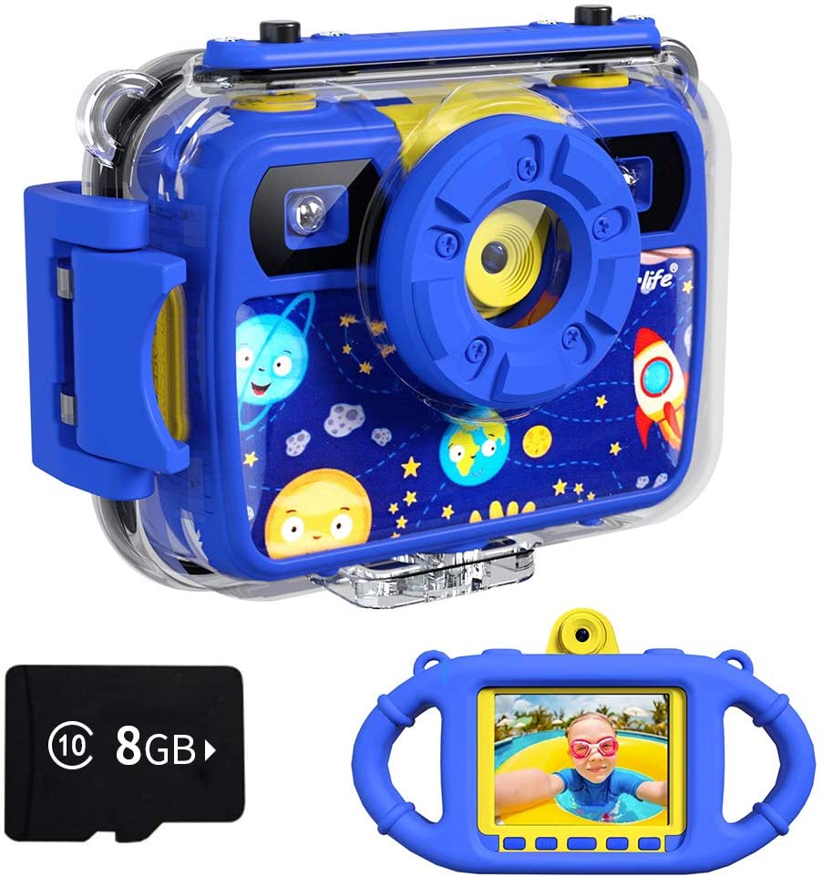 Ourlife Kids Waterproof Selfie Camera