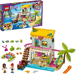 Mini Beach House Mini Dollhouse Playset, LEGO Friends.