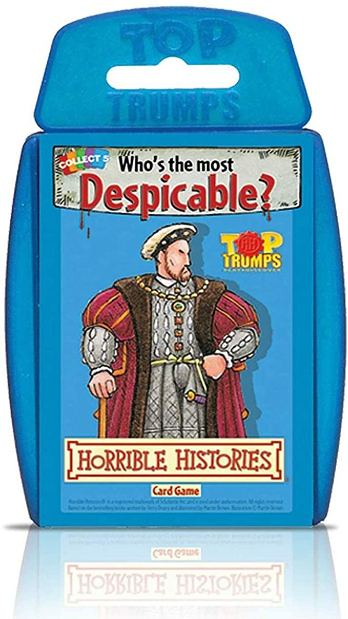Top Trumps Horrible Histories Card Game.