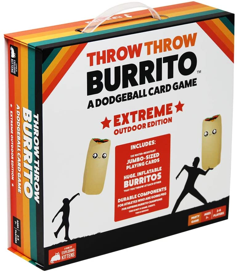 Throw Throw Burrito Extreme Outdoor Edition.
