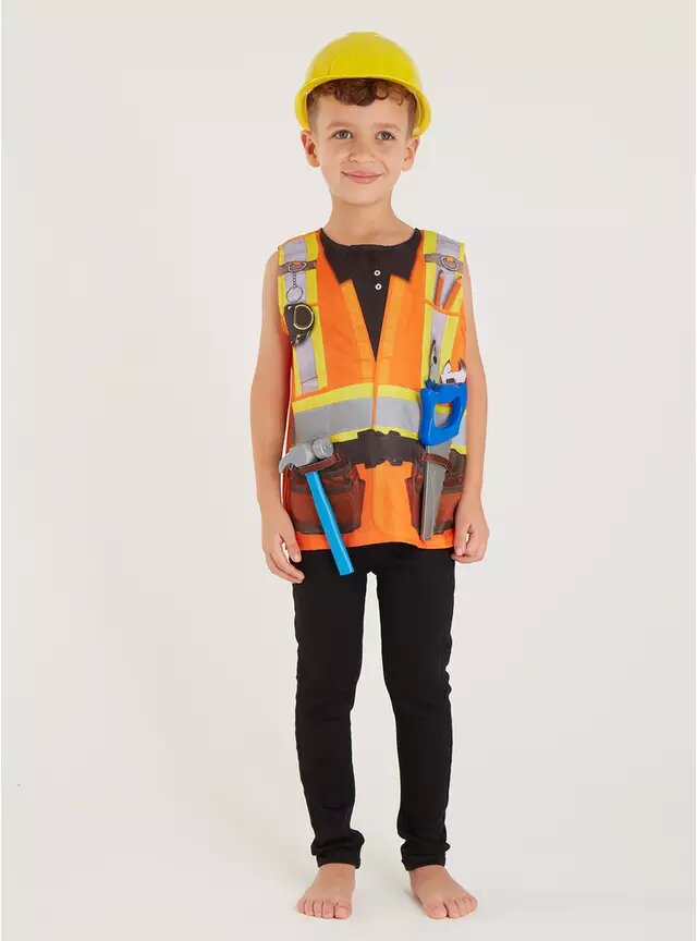 Tu Kids' Construction Worker Costume.